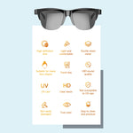 Lunettes de soleil intelligentes Bluetooth 5.3 Casque sans fil Lunettes de soleil anti-lumière forte et anti-polarisation, F06, F07, F08