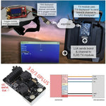Module récepteur analogique 5,8 GHz pour lunettes DJI FPV V2, carte adaptatrice et récepteur vidéo