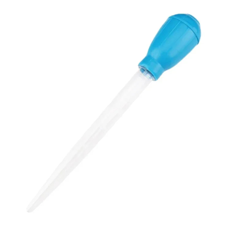 Tube d'aspiration manuel mini pour changement d'eau dans petit aquarium, Bleu, Vert