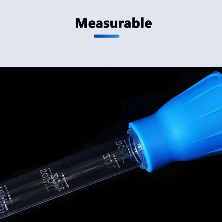 Tube d'aspiration manuel mini pour changement d'eau dans petit aquarium, Bleu, Vert