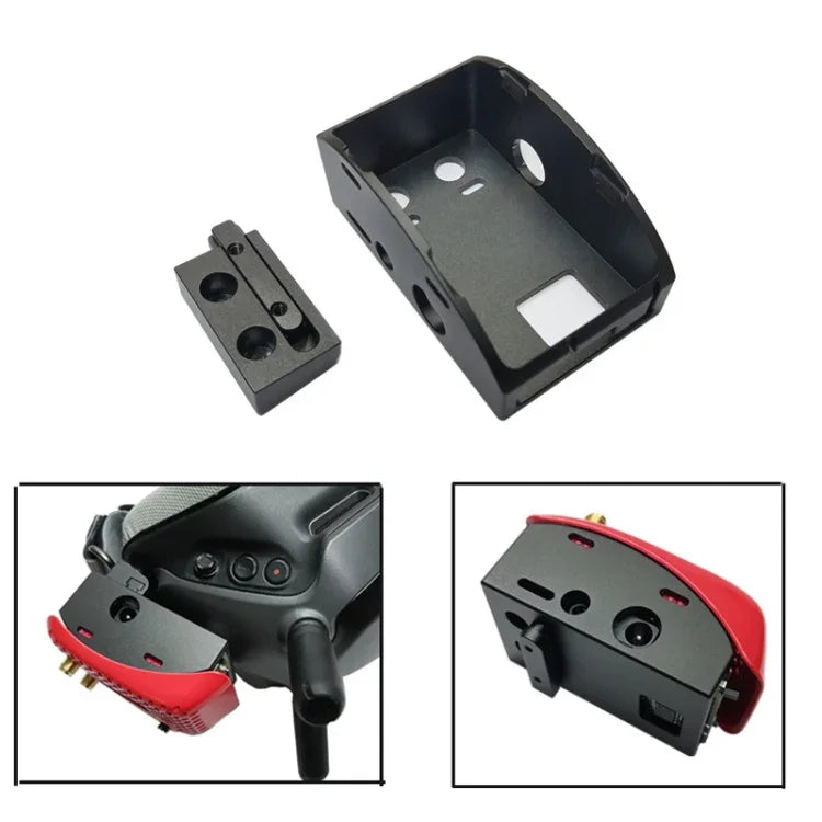 Étui de protection et support de montage pour module récepteur 3.0 et 3.0 Plus des lunettes DJI FPV V1 et V2