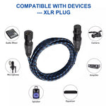 Câble audio Canon ligne mâle vers femelle pour microphone amplificateur de puissance XLR, KN006 1m, KN006 1,5m, KN006 2m, KN006 3m, KN006 5m, KN006 10m, KN006 15m, KN006 20m