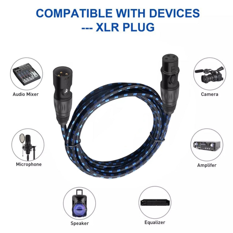 Câble audio Canon ligne mâle vers femelle pour microphone amplificateur de puissance XLR, KN006 1m, KN006 1,5m, KN006 2m, KN006 3m, KN006 5m, KN006 10m, KN006 15m, KN006 20m