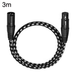Câble audio Canon ligne mâle vers femelle pour microphone amplificateur de puissance XLR, KN006 1m, KN006 1,5m, KN006 2m, KN006 3m, KN006 5m, KN006 10m, KN006 15m, KN006 20m
