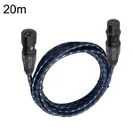 Câble audio Canon ligne mâle vers femelle pour microphone amplificateur de puissance XLR, KN006 1m, KN006 1,5m, KN006 2m, KN006 3m, KN006 5m, KN006 10m, KN006 15m, KN006 20m