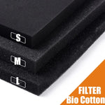 Coton filtrant pour aquarium, matériau filtrant biochimique pour filtre de bassin de pêche, 50x12x2cm trou moyen, 50x50x2cm trou petit, 50x50x2cm trou moyen, 50x50x4cm trou petit, 50x50x4cm trou moyen, 50x50x2cm trou grand, 50x50x4cm trou grand