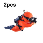 2 pièces d'ornements plongeurs pour aquarium, décorations aquascape, Noir standard, Rose standard, Vert standard, Bleu avec caméra, Noir avec caméra, Rose avec caméra, Vert avec caméra, Orange avec caméra, Bleu standard, Orange standard