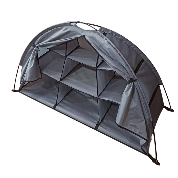 Armoire à chaussures pliable 9 compartiments pour tente de camping, organisateur de vêtements pour voyage en camping-car