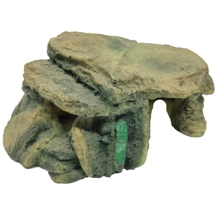 Table d'escalade tortue en résine avec cachette, table souche, bain de soleil, GT026, GT023, GT149, GT001, GT013S