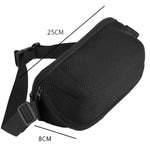 Universal Bluetooth Speaker Messenger Bag Chest Bag Handbag For JBL Flip Series/UE BOOM 3/Beats Pill Etc, Blue, Black