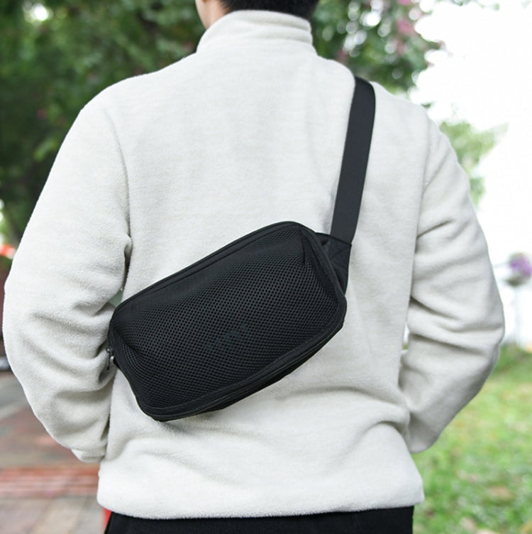 Universal Bluetooth Speaker Messenger Bag Chest Bag Handbag For JBL Flip Series/UE BOOM 3/Beats Pill Etc, Blue, Black