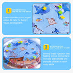 Tapis de jeu aquatique gonflable pour bébé et enfants 93 cm en PVC requin, 93 cm requin