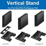 Support vertical de refroidissement pour console PS4 / PS4 Slim / PS4 Pro avec chargeur double manette, JL-P1908