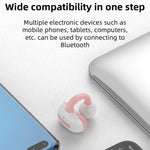 Écouteur Bluetooth stéréo sans fil M-S8 à clip unique, M-S8 simple noir, M-S8 simple gris, M-S8 simple rose, M-S8 simple bleu