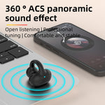 Écouteur Bluetooth stéréo sans fil M-S8 à clip unique, M-S8 simple noir, M-S8 simple gris, M-S8 simple rose, M-S8 simple bleu