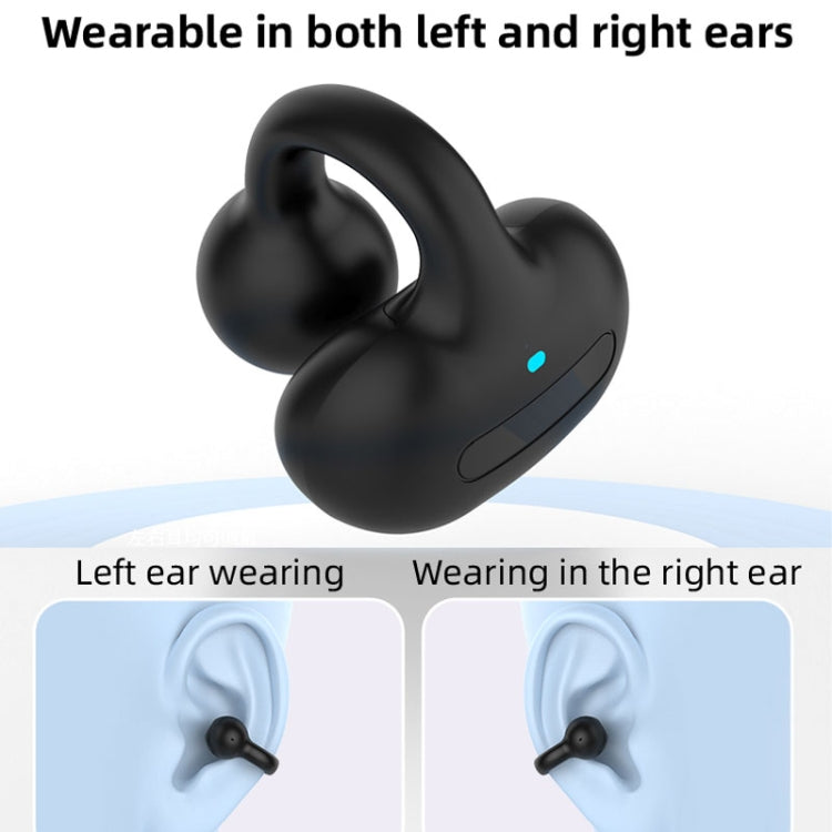Écouteur Bluetooth stéréo sans fil M-S8 à clip unique, M-S8 simple noir, M-S8 simple gris, M-S8 simple rose, M-S8 simple bleu