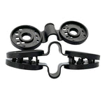 50 clips pour filet d'ombrage, fixation pour serre de jardin, type rond, paquet de 50 pièces