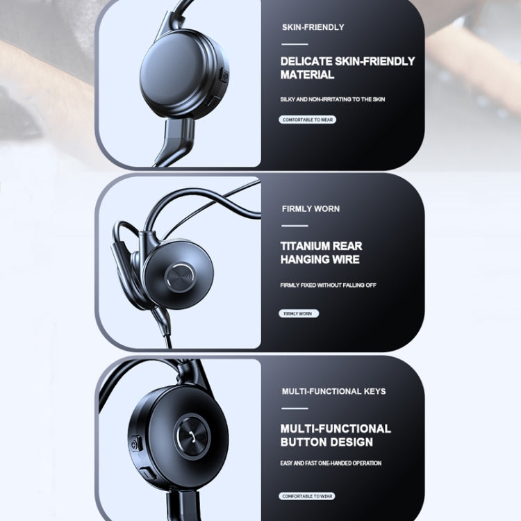 Écouteurs Bluetooth à Conduction Osseuse de Sport avec Microphone M1 Stéréo