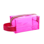 Sac à main en PVC Sac de toilette cosmétique étanche et éblouissant