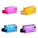 Sac à main en PVC Sac de toilette cosmétique étanche et éblouissant
