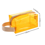 Sac à main en PVC Sac de toilette cosmétique étanche et éblouissant