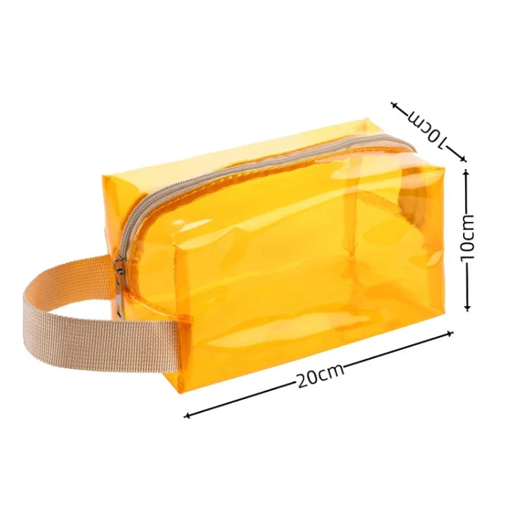 Sac à main en PVC Sac de toilette cosmétique étanche et éblouissant