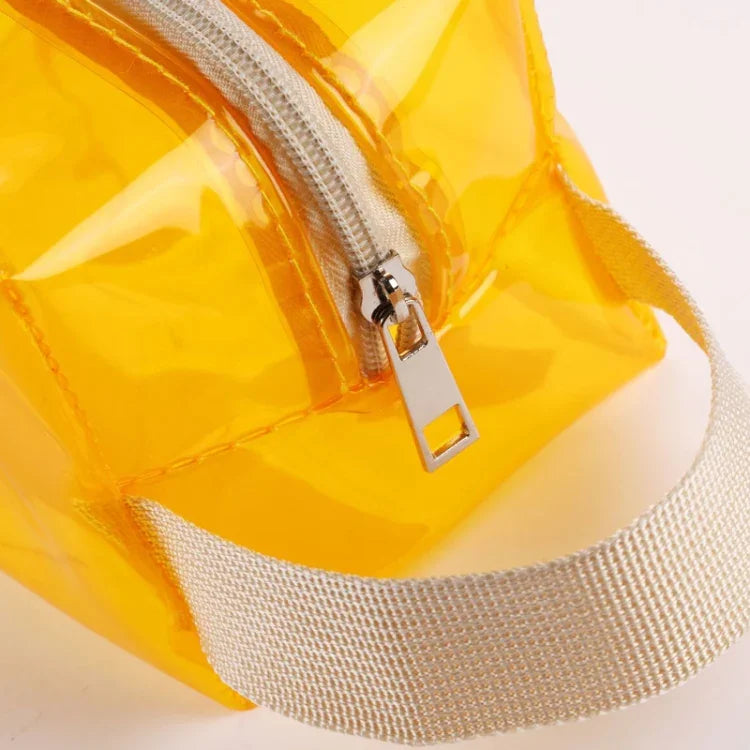 Sac à main en PVC Sac de toilette cosmétique étanche et éblouissant