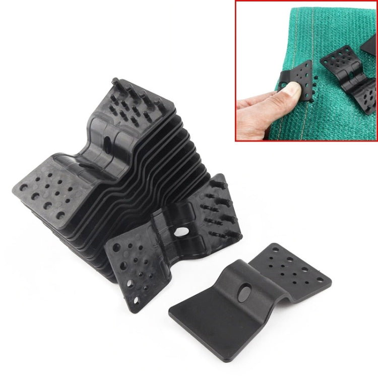 50pcs /Pack Clip de filet d'ombrage pour serre de jardin, type papillon