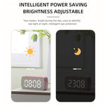 Haut-parleur Bluetooth portable d'extérieur avec horloge et radio, Q5 Noir 1400mAh, Q5 Blanc 1400mAh
