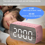 Haut-parleur Bluetooth portable d'extérieur avec horloge et radio, Q5 Noir 1400mAh, Q5 Blanc 1400mAh