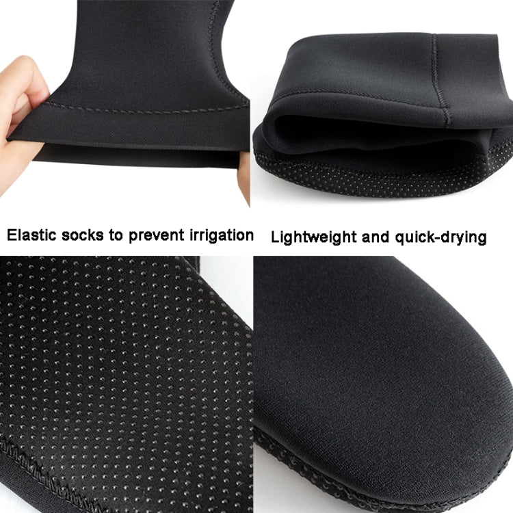 Chaussettes de plongée 3 mm chaudes, longues et étanches, XS, S, M, L