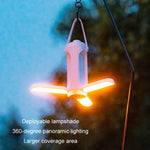 Lumières de camping suspendues d'extérieur, lumières d'ambiance pour tente, gris, blanc