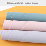 10 tapis isolants de table en silicone en forme de goutte d'eau, en simili cuir, pour tasses et casseroles (Gris), dessous de verre (Rouge), dessous de verre (Rose), dessous de verre (Vert), dessous de verre (Bleu)
