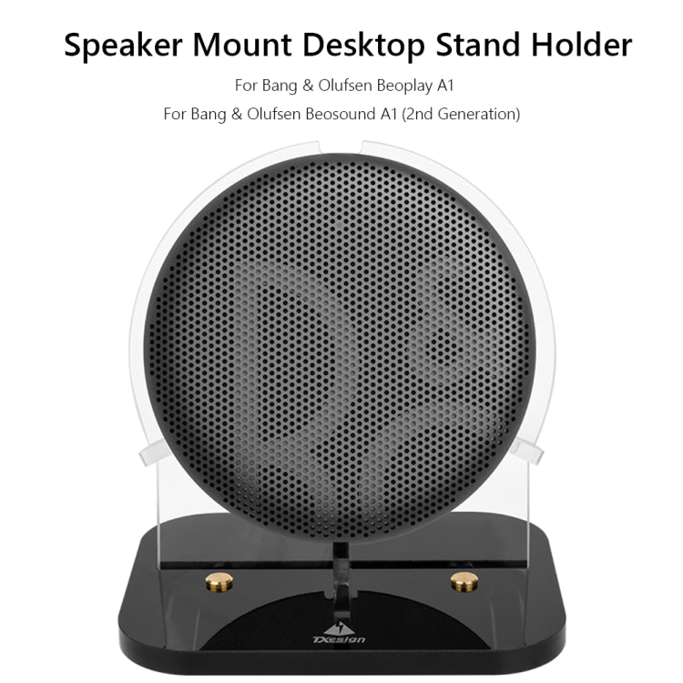 Pour Support de Bureau Acrylique Enceinte B&O Beoplay A1 / Beosound A1 2e Génération, Pour B&O Beoplay A1