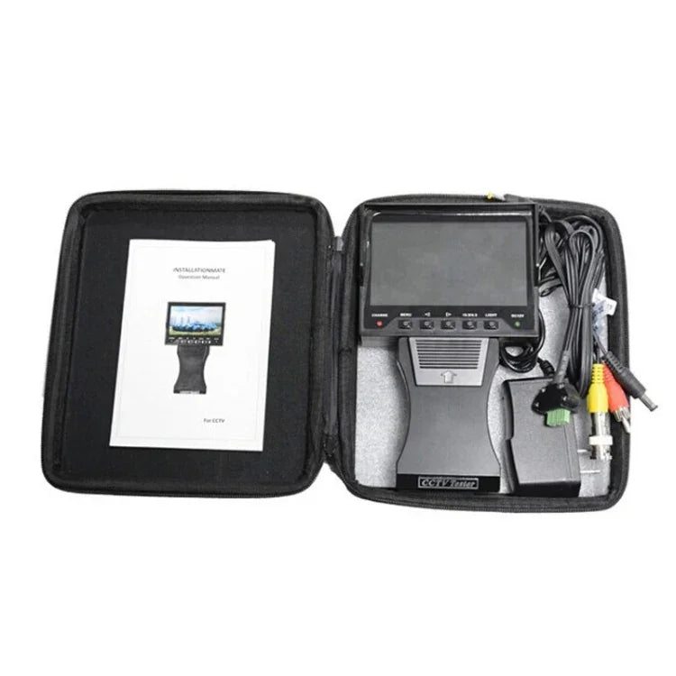 Testeur de surveillance de câbles réseau portable JSK-4300B 4,3 pouces avec sortie 12 V