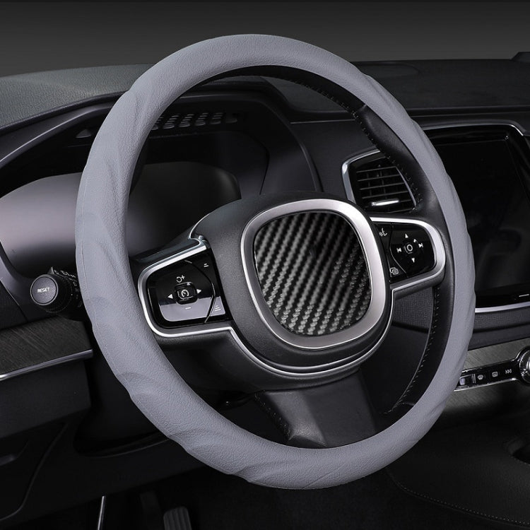 Silicone Non-slip Wear-resistant Steering Wheel Cover, 37-42cm