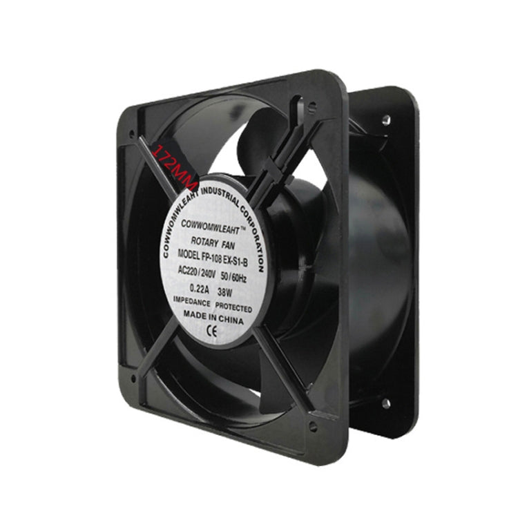 Châssis à rouleau électrique 220V 38W 15cm pour armoire, ventilateur à roulement à huile, ventilateur à double roulement à billes