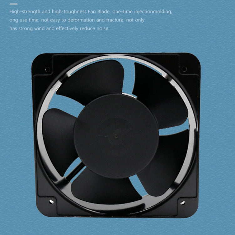 Châssis à rouleau électrique 220V 38W 15cm pour armoire, ventilateur à roulement à huile, ventilateur à double roulement à billes