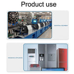 Châssis à rouleau électrique 220V 38W 15cm pour armoire, ventilateur à roulement à huile, ventilateur à double roulement à billes