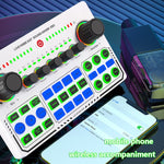 Carte son RGB LED Bluetooth X50 avec interface port OTG, X50