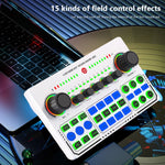 Carte son RGB LED Bluetooth X50 avec interface port OTG, X50