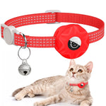 Pour AirTag 2e génération / AirTag 1ère génération Étui de protection en silicone réfléchissant pour chat avec clochette