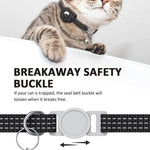 Pour AirTag 2e génération / AirTag 1ère génération Étui de protection en silicone réfléchissant pour chat avec clochette