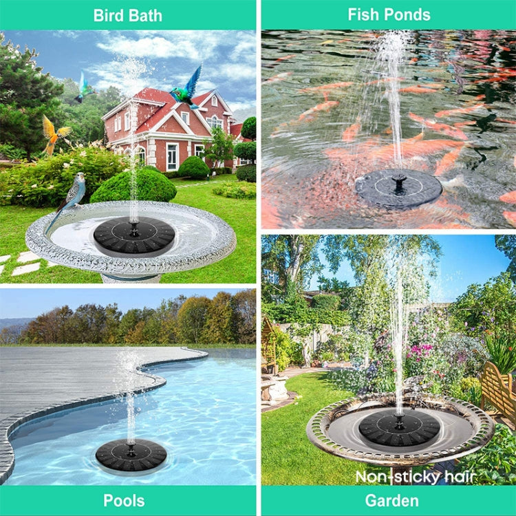 Fontaine solaire pour bassin extérieur, bain d'oiseaux solaire, fontaine flottante, 13cm, 16cm