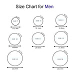 SH800-140 8mm Wide Curved Radian Step Silicone Ring, No.13, No.14