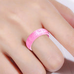 SH100 Bague large en silicone 5,7 mm à paillettes, taille 8, taille 9, taille 10