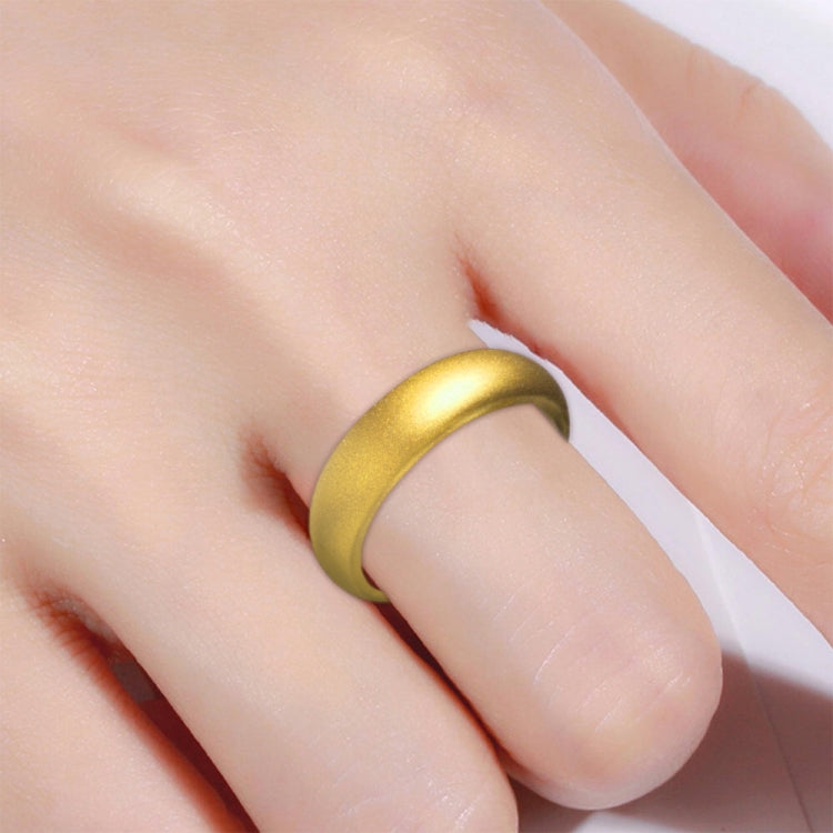SH100 Bague large en silicone 5,7 mm à paillettes, taille 8, taille 9, taille 10