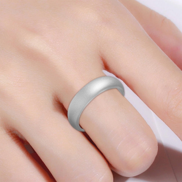 SH100 Bague large en silicone 5,7 mm à paillettes, taille 8, taille 9, taille 10