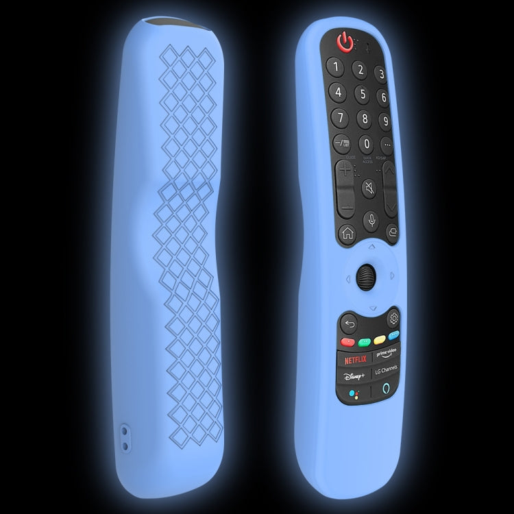 Coque en silicone pour télécommande TV LG AN-MR21GC / AN-MR21N / AN-MR21GA, GS0020 noir, GS0020 blanc, GS0020 bleu lumineux, GS0020 vert lumineux