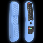 Coque en silicone pour télécommande TV LG AN-MR21GC / AN-MR21N / AN-MR21GA, GS0020 noir, GS0020 blanc, GS0020 bleu lumineux, GS0020 vert lumineux